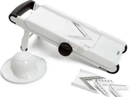 V-blade Mandoline slicer Mechanism of Oxo Good Grip V-blade Mandoline slicer