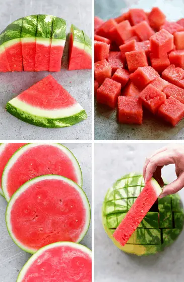 Slicing Watermelons In Different Shapes Slicing watermelons in different shapes