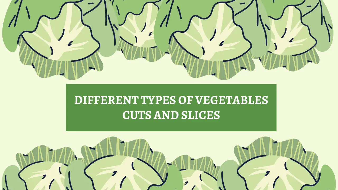 Different Vegetables Cuts And Slices