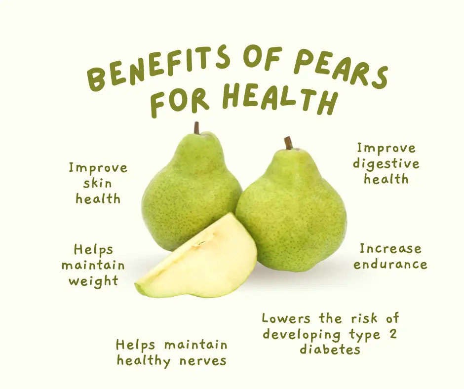 Health Benefits Of Eating Pears