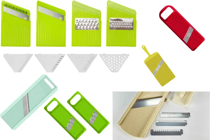 Different Blades Of Mandolin Slicer Mandolin slicers