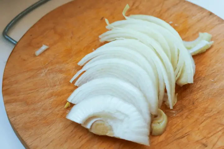 Onion strips Onion strips
