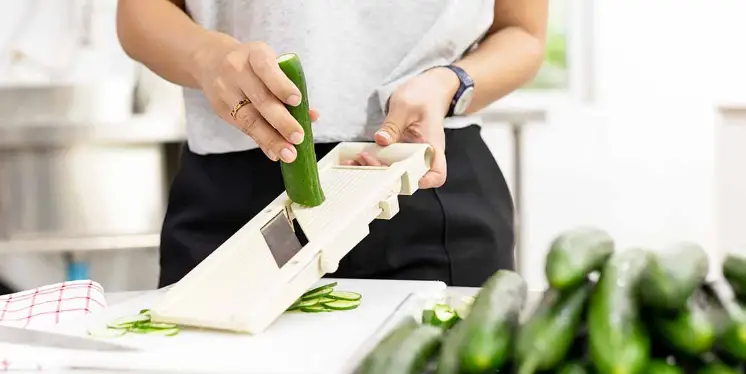 Mandoline slicer for Pickles Pickles