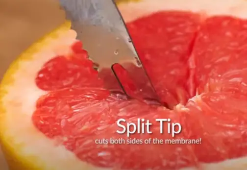 Step to cutting grapefruit