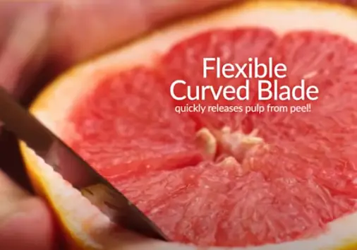 Step to cutting grapefruit