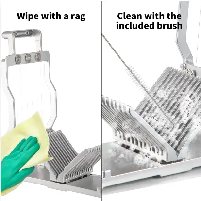Wire cheese slicers dish wash