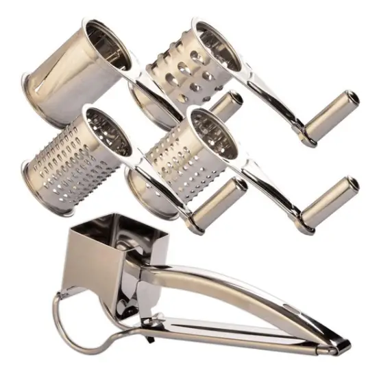 Blades of rotary cheese grater