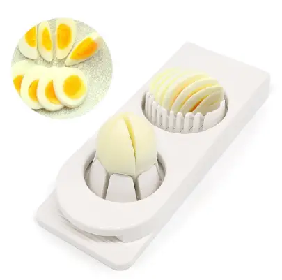 Cut egg in Wedges And More with slicer Cut Wedges And More