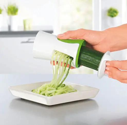 Handheld spiral slicer Handheld spiral slicer