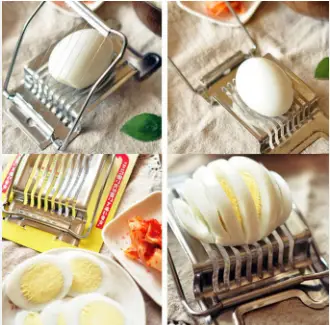 Steps to slicing eggs with slicer Use Egg Slicer Effectively