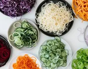 What look when spiralizing food