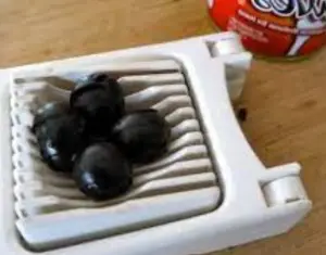 Sliced Olives With Mushroom Slicer Mushroom slicer sliced pickles & olives