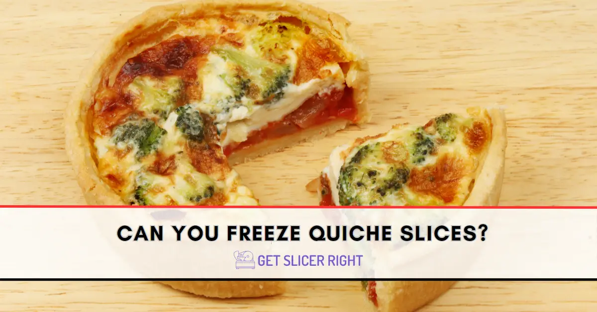 Freeze Quiche Slices