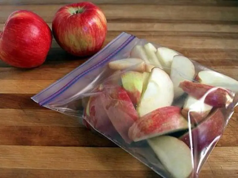 Can you freeze sliced apples for pies
