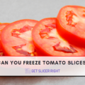 Freeze tomato slices