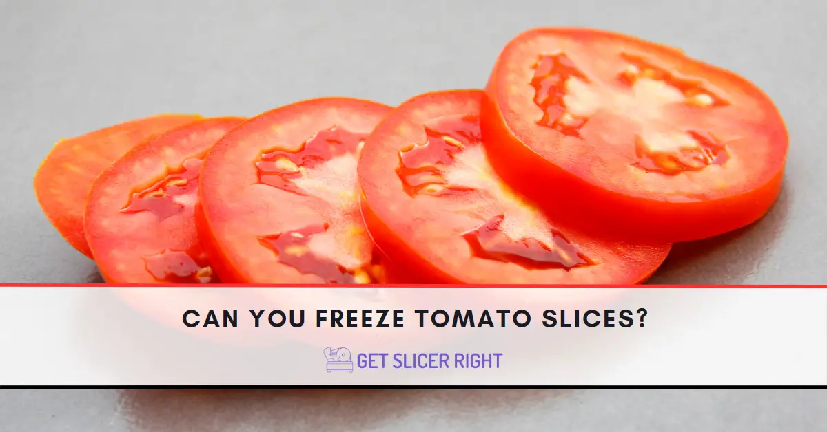 Freeze Tomato Slices