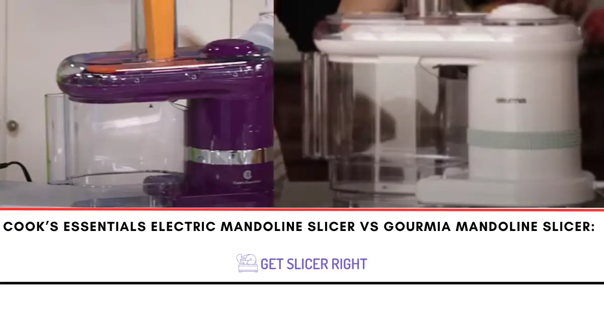 Cook’s Essentials Electric Mandoline Slicer vs Gourmia Mandoline Slicer: