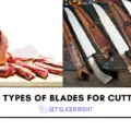 Different types of blades for cutting meat