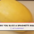 How do you slice a spaghetti squash