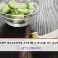 How many calories in a slice of avocado?