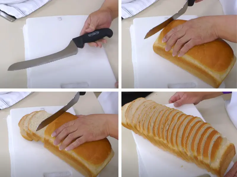 How to slice a loaf of bread How To Slice Homemade Bread With A Knife