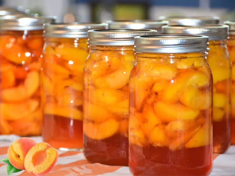 How to store sliced peach