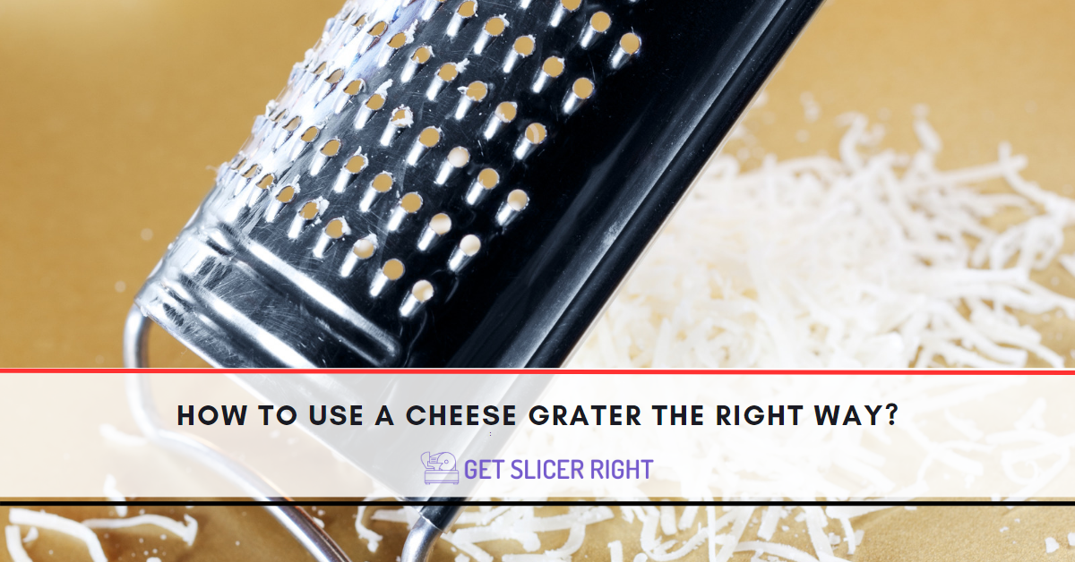 How to use a cheese grater?