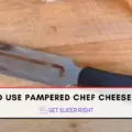 How to use pampered chef cheese slicer