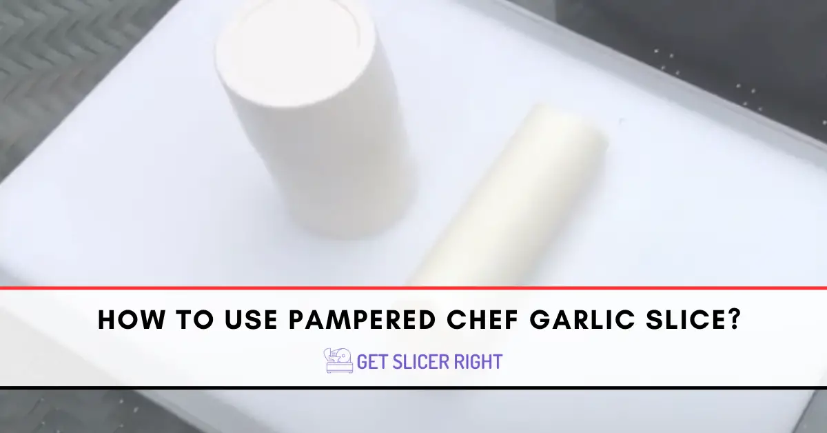 How to Use Pampered Chef Garlic Slicer