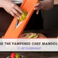 How to use the pampered chef mandoline slicer