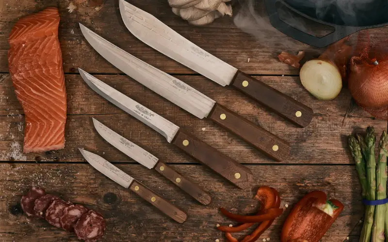 Ontario Old Hickory Butcher's Knife Technical details and specifications of the ontario hunting butcher knife