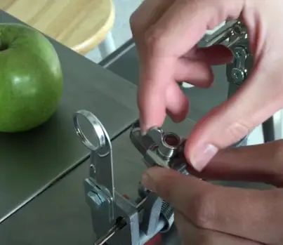 Adjusting The Blades Of Your Pampered Chef Apple Peeler Corer Slicer Adjusting The Blades Of Your Pampered Chef Apple Peeler Corer Slicer