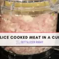 Can my food processor slice meat
