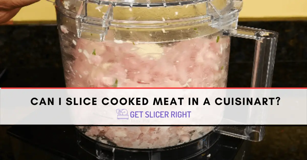 Can my food processor slice meat