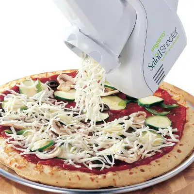 Presto 02970 Professional SaladShooter Electric Slicer/Shredder is capable of shredding lettuce Can Presto SaladShooter Electric Slicer Shredder Shred Lettuce