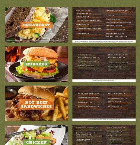 Create your deli menu