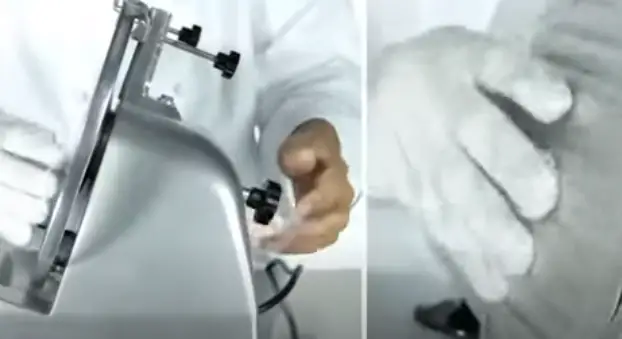 How To Disassemble The Slicer Disassemble the meat slicer