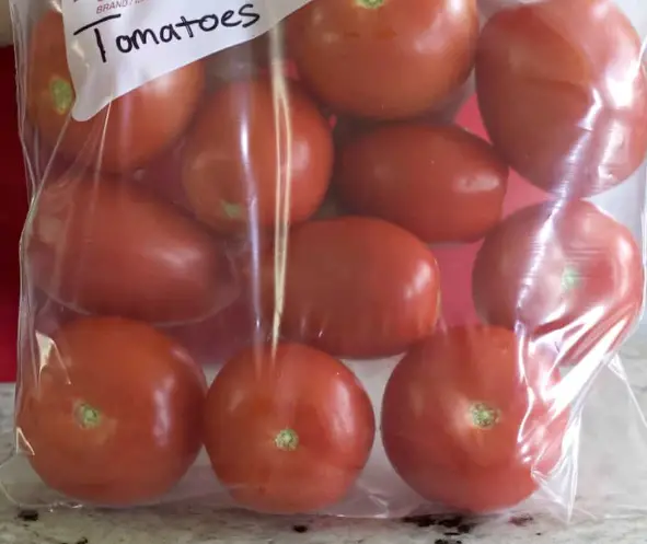 Freezing Whole Tomatoes With Peels