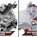 Gear vs belt meat slicer
