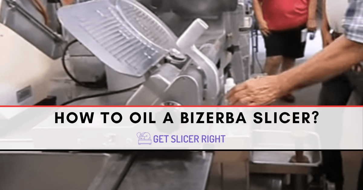 Slicer maintenance - lubrication