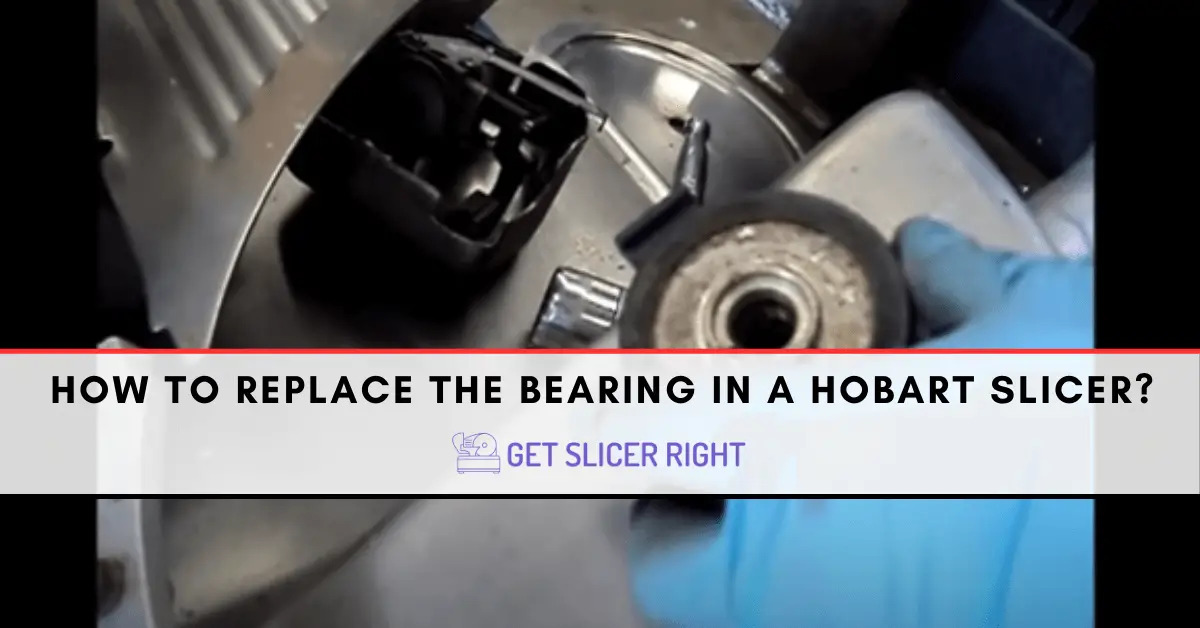 Fixing hobart meat slicer