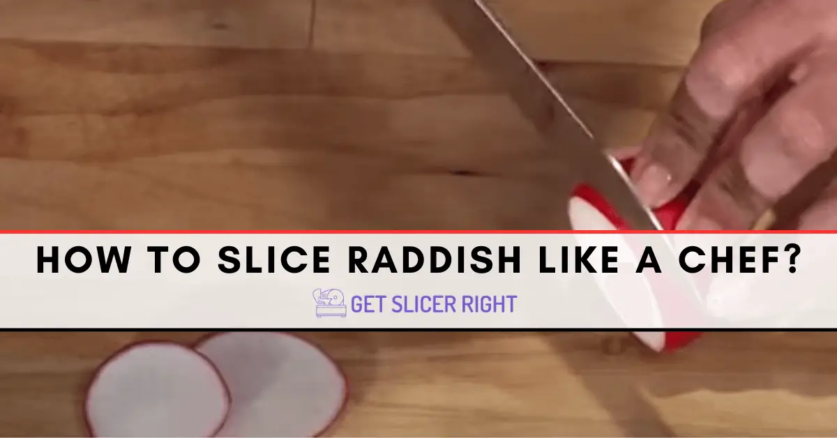 How to Cut a Radish