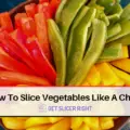 Slice vegetables like chef