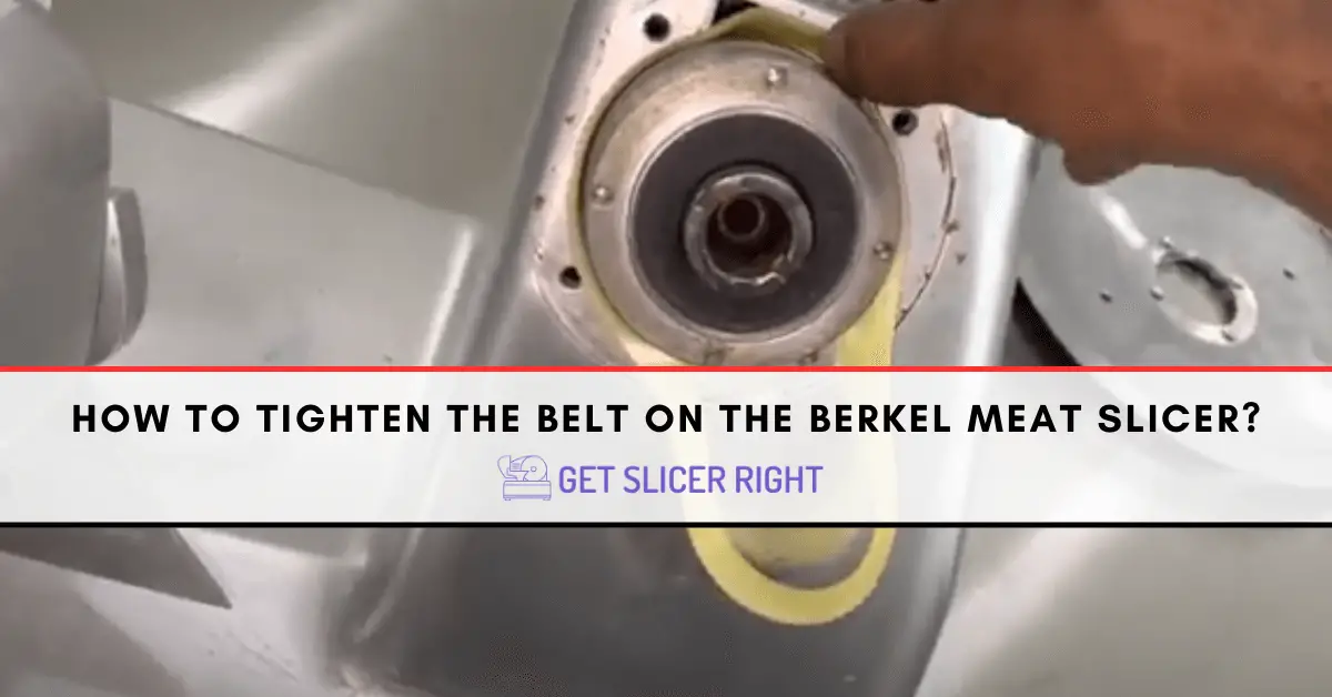 Gearbelt replacement meat slicer