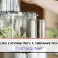 How to make zucchini noodles with Cuisinart food processor