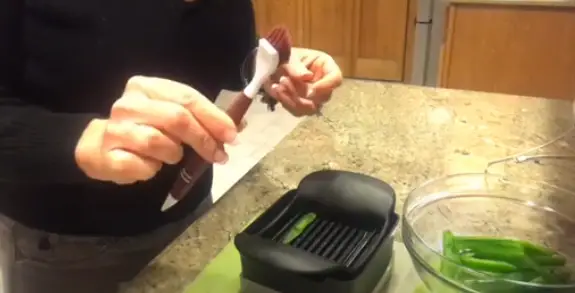 clean the serrated blades How can I clean the serrated blades of the Quick Slice