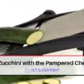 Slice Zucchini with Pampered Chef Mandoline