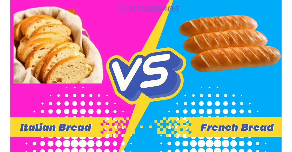 French bread, italian bread, the difference