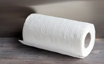 Layering with paper towels