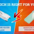 Mandoline v Slicer vs Straight Blade